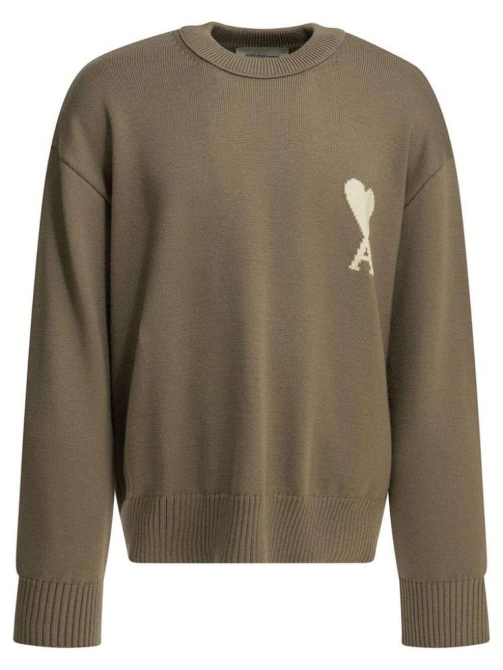 Ami Paris Wool-Blend Crew-Neck Sweater Tag Size M Men